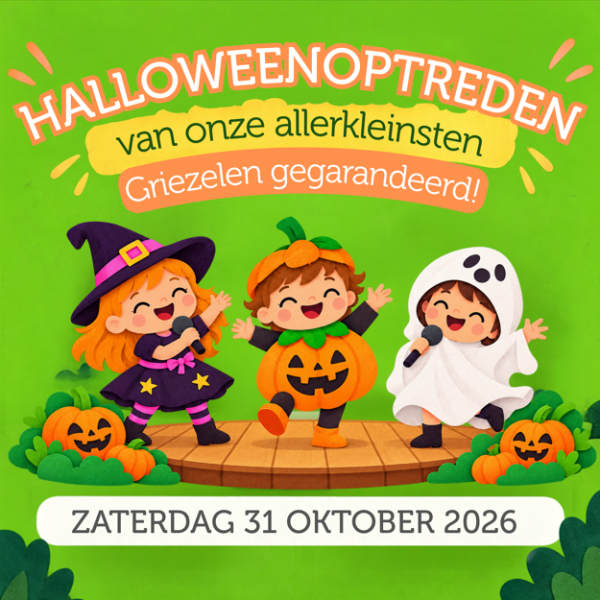 Halloweenproductie - toonmoment kleutermusical en musicalinitiatie